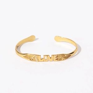 cleobella Bali word bracelet in love